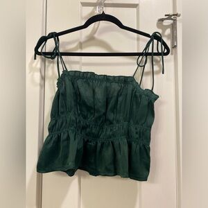 Princess Polly Tie Strap Cropped Tank